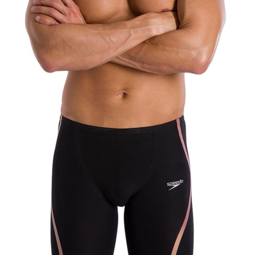 Speedo Men's LZR pure intent Black/rose gold jammer